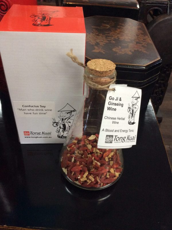Go Ji & Ginseng Wine - A Blood and Energy Tonic
