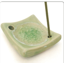 Emerald Square Incense Holder
