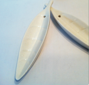 White Leaf Incense Holder