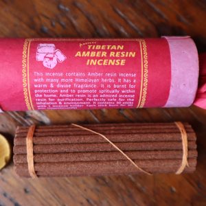 ANCIENT TIBETAN AMBER RESIN INCENSE